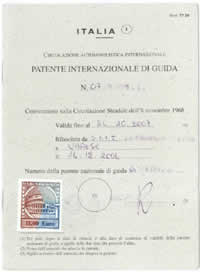 Patente italiana all'estero